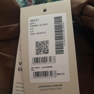 Live! Activewear workout leggings, size large